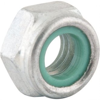 Porca autotravante sextavada, 10 mm, MA, baixa, zincada, VONDER