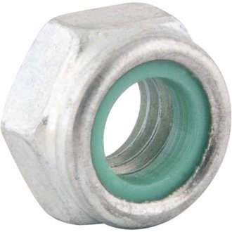 Porca autotravante sextavada, 12 mm, MA, baixa, zincada, VONDER