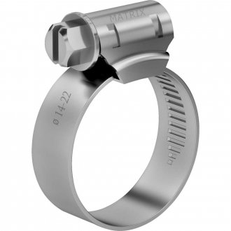 Abra�adeira com rosca sem fim, 9 mm - 13 mm, fita com 9 mm, a�o inox 304, parafuso em a�o carbono, Minor Pro, pacote com 10 pe�as, I090913P10 METALMATRIX