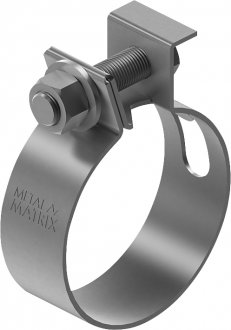 Abra�adeira tipo mangote, 67 mm - 75 mm, em a�o inox 304, fita com 20 mm de largura, pacote com 5 pe�as, I04206775 METALMATRIX