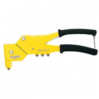 Rebitador manual, tipo alicate, cabe�a girat�ria MRT77C,  STANLEY