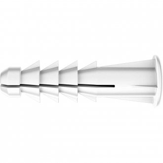 Bucha de pl�stico para fixa��o 6 mm, com aba, 1.000 pe�as, SD 6, SFORPLAST