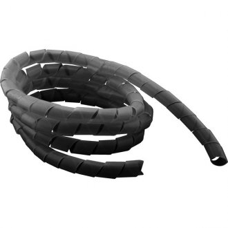 Protetor de cabos espiral, 12 mm, preto, VONDER