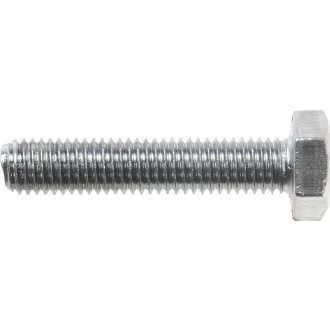 Parafuso sextavado zincado 10 mm x 50 mm, MA, rosca total, VONDER