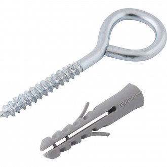 Pit�o 3,3 mm x 60 mm, com bucha de nylon 6 mm, P-6, VONDER