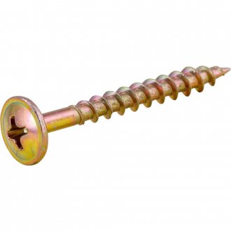 Parafuso madeira chipboard, cabe�a flangeada, fenda cruzada/phillips, 4,0 mm x 35 mm, VONDER