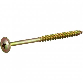 Parafuso madeira chipboard, cabe�a flangeada, fenda cruzada/phillips, 5,0 mm x 80 mm, VONDER