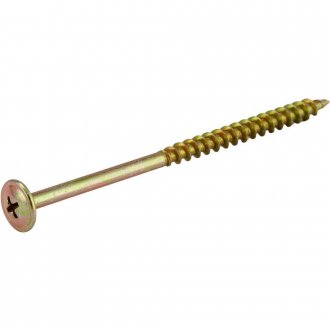 Parafuso madeira chipboard, cabe�a flangeada, fenda cruzada/phillips, 6,0 mm x 100 mm, VONDER