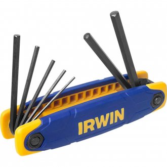 Jogo de chaves hexagonais curtas, tipo canivete, 1,5 mm a 6 mm, com 7 pe�as, IW10764 IRWIN