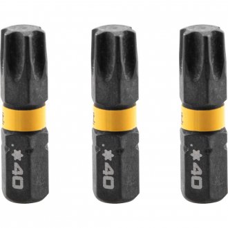 Jogo de bits ponteiras hexalobular com encaixe de 1/4