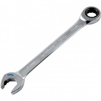 Chave combinada Speedy com catraca 15 mm, a�o cromo van�dio cromado e polido, ST43611, SATA