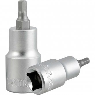 Soquete hexagonal 5 mm, encaixe de 1/2