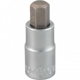 Soquete hexagonal 12 mm, encaixe de 1/2