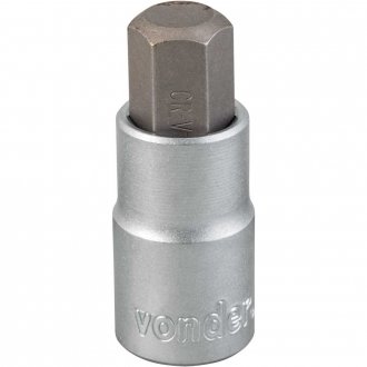 Soquete hexagonal 14 mm, encaixe de 1/2
