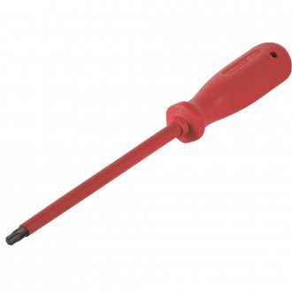 Chave hexalobular T20 (M4 - M5), isolada NBR 9699 / NR 10, com cabo reto, 163 BTX NR - T20 / 024.875, GEDORE