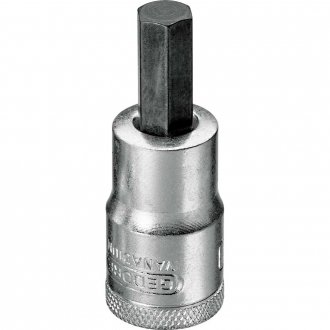 Soquete hexagonal 19,0 mm, encaixe de 1/2