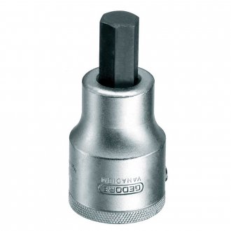 Soquete hexagonal 19,0 mm, encaixe de 3/4