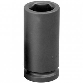 Soquete sextavado longo de impacto, 27 mm, encaixe de 3/4