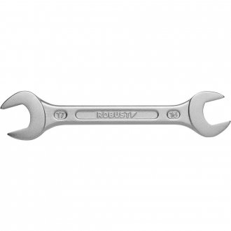 Chave fixa, 16 mm x 17mm, a�o especial, niquelado e cromado, S05121617 3370005, ROBUST