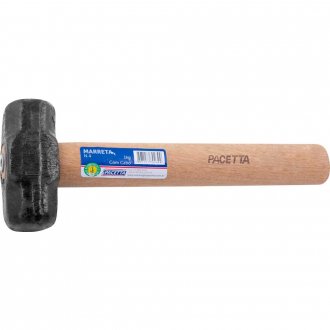 Marreta oitavada, 1,0 kg, com cabo de madeira, PACETTA