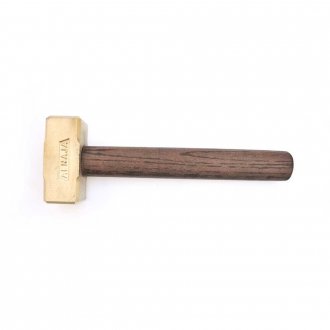 Marreta de bronze de 2 kg, com cabo de madeira, antifaiscante, ALNAJA