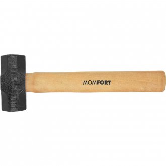 Marreta oitavada, 1,5 kg, com cabo de madeira, MOMFORT
