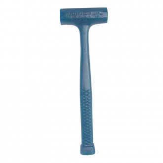 Martelo antirretrocesso em poliuretano, 500 gramas, azul, modelo 33 PLASTIPRENE