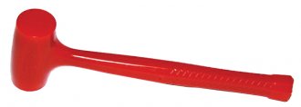 Martelo antirretrocesso em poliuretano, 500 gramas, vermelho, modelo 33 PLASTIPRENE
