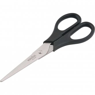 Tesoura multiuso reta, com cabo pl�stico, TR 017, VONDER