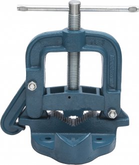 Torno de bancada para encanador, N� 3, fixo, ferro nodular e fuso em a�o zincado, TE-3, MARCON