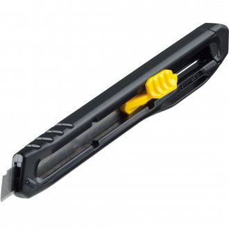 Estilete retr�til com trava autom�tica, 1 l�mina de 9 mm, corpo pl�stico, STHT10322-840, STANLEY