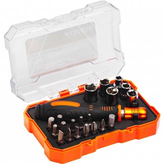Jogo de bits e soquetes, com 21 pe�as, 3370144, ROBUST