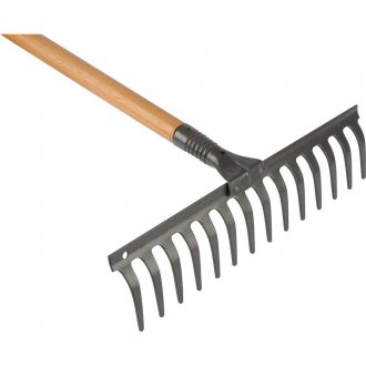 Ancinho com 14 dentes, com cabo, NOVE54