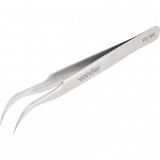 Pin�a ponta curva, inox, PCV 0015 VONDER