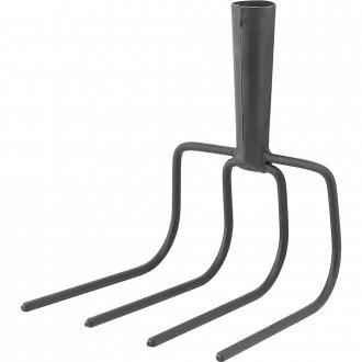 Forcado curvo, sem cabo, 4 dentes, VONDER PLUS