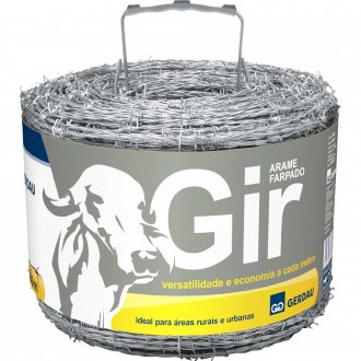 Arame farpado GIR, 100 m, GERDAU