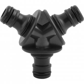 Conector triplo para engate r�pido de 1/2