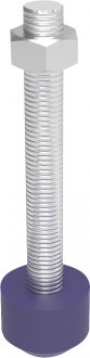Ponteira de borracha para grampo de aperto r�pido, PB-M8 KIFIX