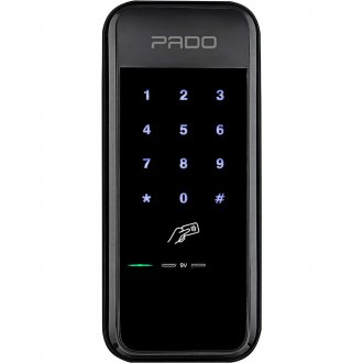 Fechadura digital de sobrepor, teclado num�rico at� 5 senhas e at� 50 cart�es, FDS-50EP, PADO