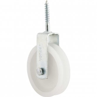 Roldana pl�stica, 4 cm, com parafuso, VONDER