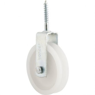 Roldana pl�stica, 6 cm, com parafuso, VONDER