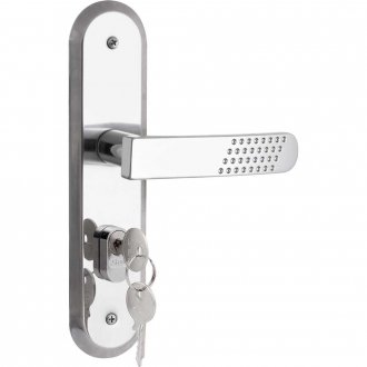Fechadura externa, espelho em a�o inox, modelo 1801/21, STAM