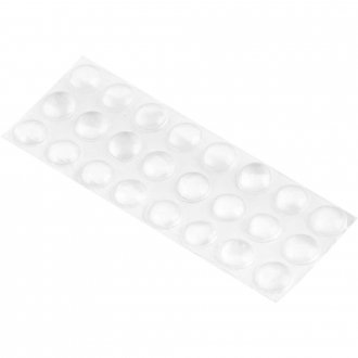 Protetor adesivo multiuso, 8 mm, com 24 pe�as, VONDER