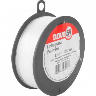 Linha para pedreiro, lisa, com 100 m, NOVE54