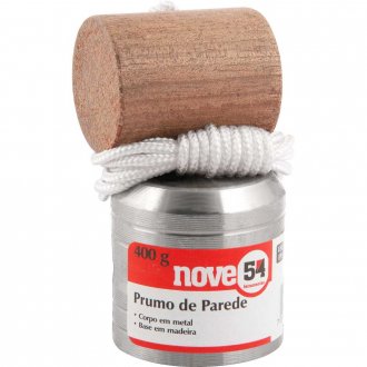 Prumo de metal para parede, 400 g, NOVE54
