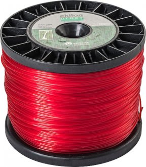 Fio de nylon redondo, 3 mm x 372 m, 3 kg, vermelho, 007146 EKILON GRASS