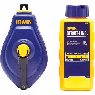 Jogo de carretel de linha + giz azul, IWHT48442BC IRWIN