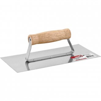Desempenadeira de a�o, lisa, 255 mm x 120 mm, NOVE54