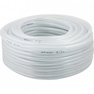 Mangueira PVC cristal tran�ada, VPT, 250 libras,  5/16