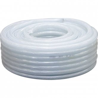 Mangueira PVC cristal tran�ada, VPT, 250 libras,  5/8